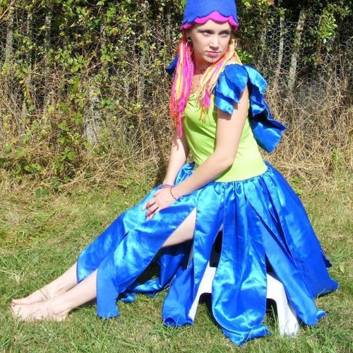 Adult flower fairy - flower, dress