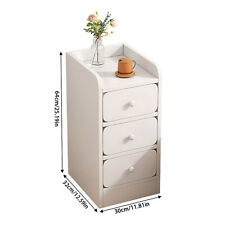 Small Storage Cabinet Unit Stand Cupboard Drawer Organiser Bedside Nightstand UK