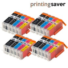20 Ink Cartridges For Canon IP7250 IP8750 IX6850 MG5450 MG5550 MG5650 MX725