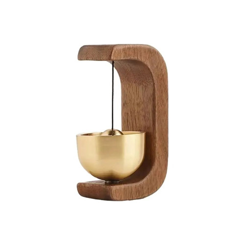 1pc wooden copper wind bell - wooden,