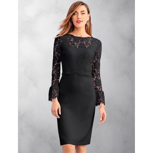 Rsvp talbots crepe lace - by,