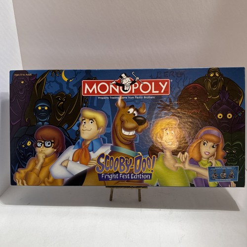 Vtg monopoly scooby doo fright - scooby,
