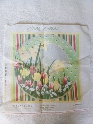 Vintage needlepoint tapestry - vintage,