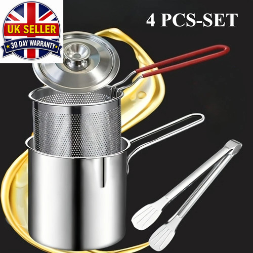 Stainless steel fryer basket - stainless,