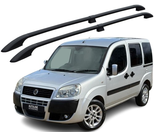 Black aluminium roof rack - aluminium,