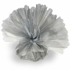 50 Cristal SILVER Organza