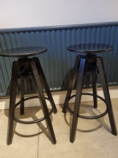 Ikea Dalfred Bar Stool for two.  with Adjustable Height