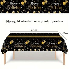 Black and gold Birthday Party