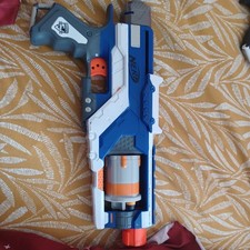 Nerf Spectre Rev-5 N-Strike Elite Gun, White, Blue, (gun only)