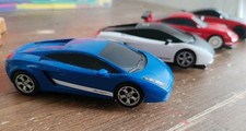 Scalextric 4Car Bundle  2x Lamborghini Gallardo, Porsche 911 GT3 RS, Nissan 350Z