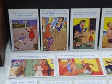 23 Vintage  Saucy Seaside Cartoon Postcards (B70)