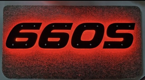Scania 660 neon - neon, board