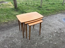 A Set of Danish Style Vintage Nest of Tables / Retro Nest Of Tables