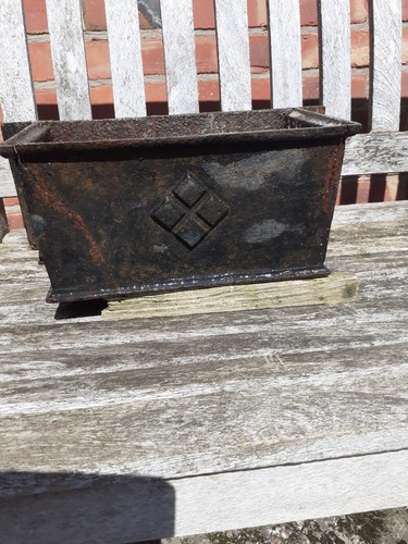 Vintage cast iron hopper - vintage,