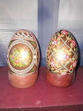 Vintage Easter Eggs x 2