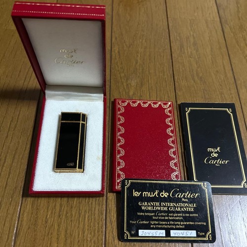Cartier must gas lighter - cartier, de