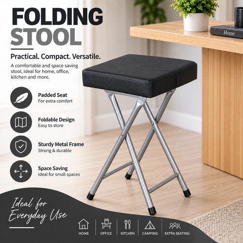 Folding stool soft - soft, thick