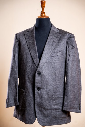 Zegna gray angora wool - z,