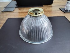 Vintage Holophane style glass