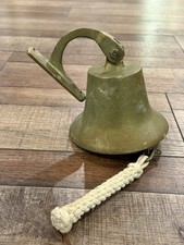 Vintage Heavy Solid Brass Ship