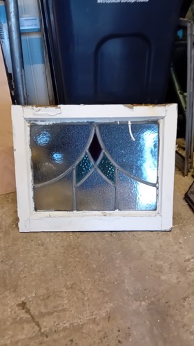 Leaded stain glass window - stain,