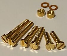 Cartridge to Headshell Gold Plated Brass Screw Kit  For SME 3012 Tonearms 🇬🇧