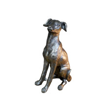 Greyhound Style Silver Dog Ornament | Quirky Home Decor | Dog Lover Gifts