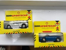 Shell Sportscar Collection TWO Promotional Model Cars, Lotus Elan, Lotus Esprit