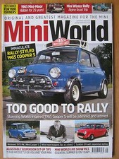 Mini World September 2016 Cooper S Mk3 SPi Mini Minor Super Deluxe Issigonis