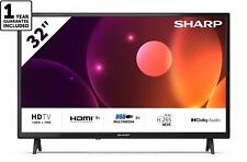 Sharp 32" HD Ready LED TV, Freeview HD, 3 x HDMI, PVR - 1T-C32FA2KF2NB (2023)