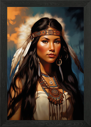 Native american woman - woman, portrait