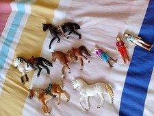 Schleich Horses X5 and riders