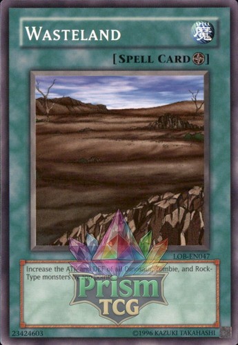 Wasteland lob en047 yugioh - wasteland, lob-en047