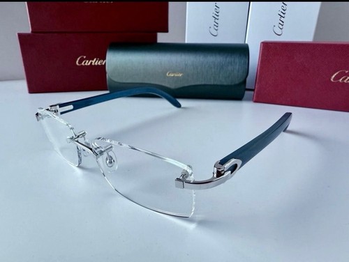 Cartier designer rimless - cartier, metal
