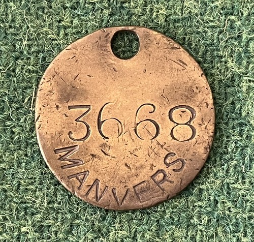 Manvers colliery pit brass - colliery,