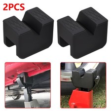 2X Rubber Axle Jack Pad Jacking Stand Pads Adaptor Frame Rail Protector Lifting