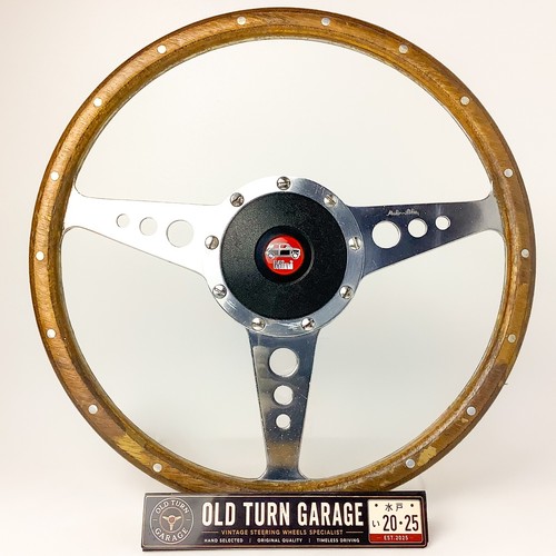 Moto lita wood steering - steering, wheel