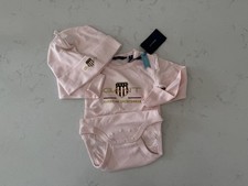 Gant Baby Bodysuit And Matching Hat. Size 80cm, RRP £50