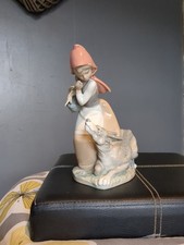Rare Vintage Lladro Figurine Red Riding Hood & Wolf # 4965