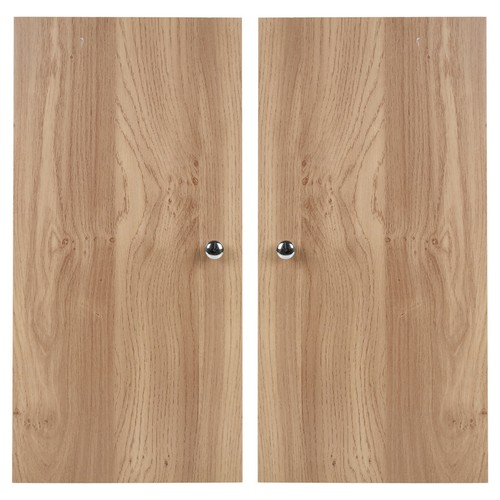 Wooden storage cabinet - 2x,