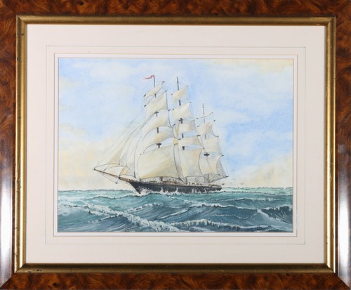 Brooks 1966 watercolour - brooks,