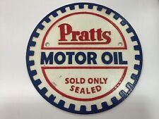 Pratts Motor Oil Cast Iron Sign