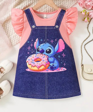 Girls Sleeveless Dress with Disney Star BabyStitch
