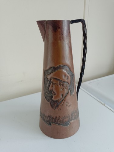 Antique metal jug - antique,