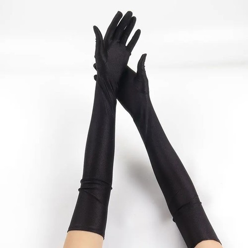 Ladies long satin formal - long,