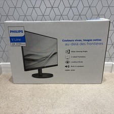 PHILIPS V Line 242V8LA/00, 1920x1080 Full HD, 24" LCD Monitor - Black