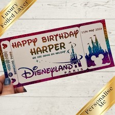 Disneyland paris gift ticket - disneyland,