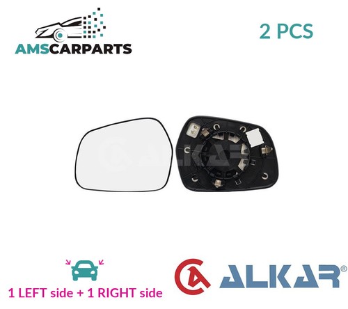 Rear view mirror glass pair - rear,