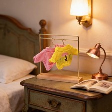 Doll Garment Rack Mini Hangers