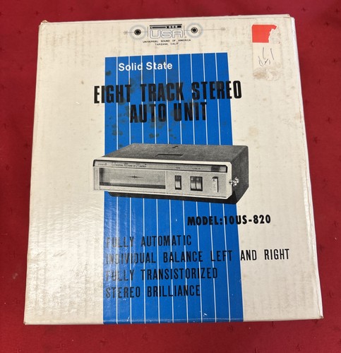 Usa track stereo - 8-track, auto